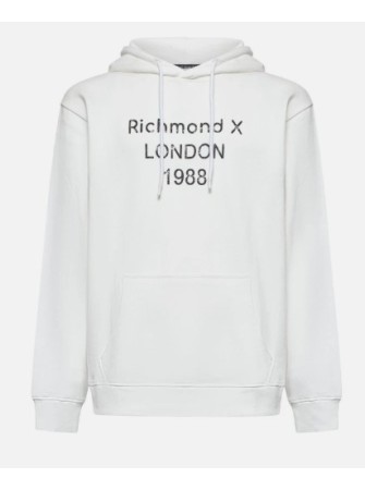 felpa richmond x cappuccio stampa