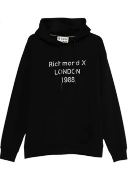 felpa richmond x cappuccio stampa