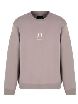 felpa con ricamo armani exchange