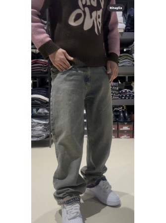 Jeans flare sanded wash