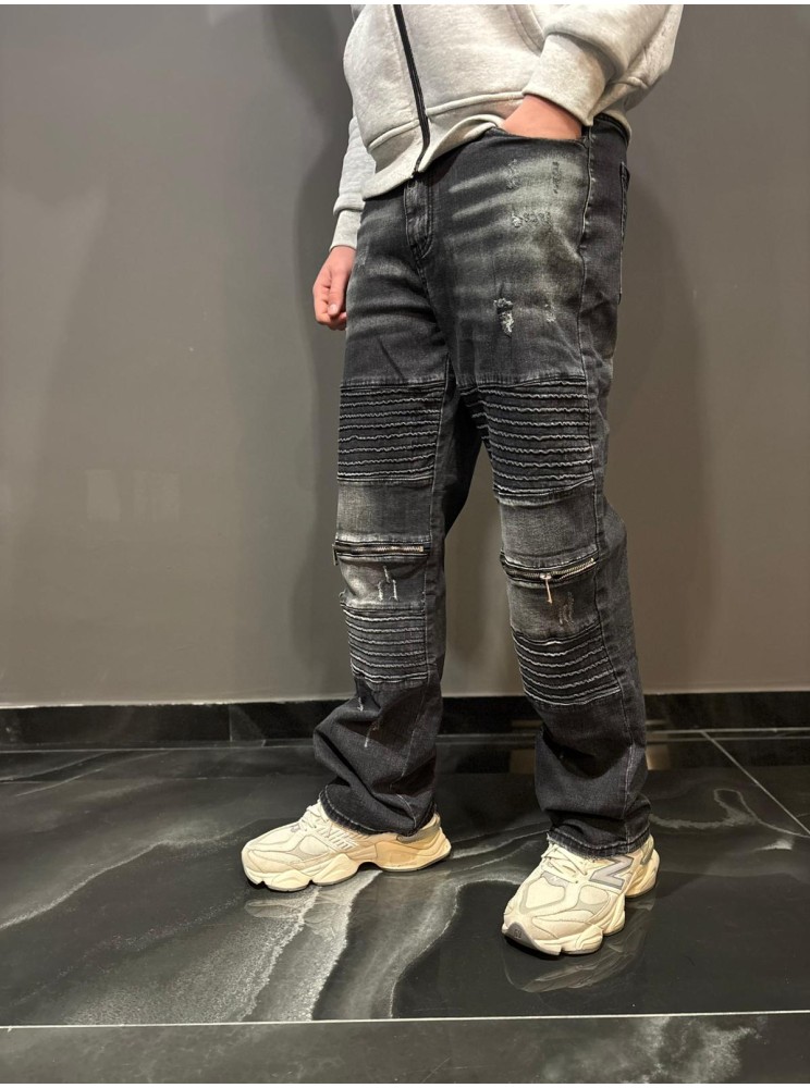 Jeans biker baggy