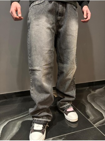 Jeans flare washed black