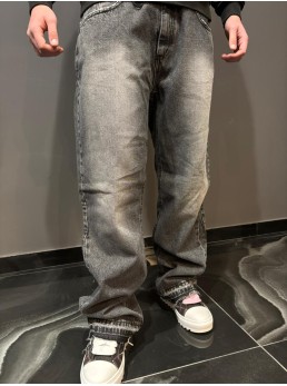 Jeans flare washed black