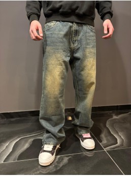 jeans baggy sabbiato