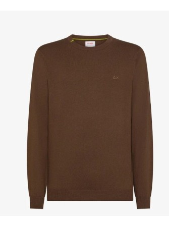 Maglia sun68 ricamo sul collo