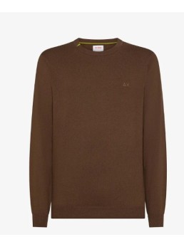 Maglia sun68 ricamo sul collo