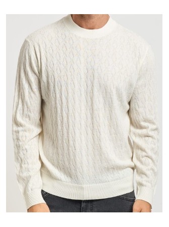 maglia lavorazione a onde armani