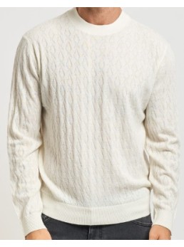 maglia lavorazione a onde armani