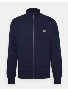 Felpa zip senza cappuccio lacoste