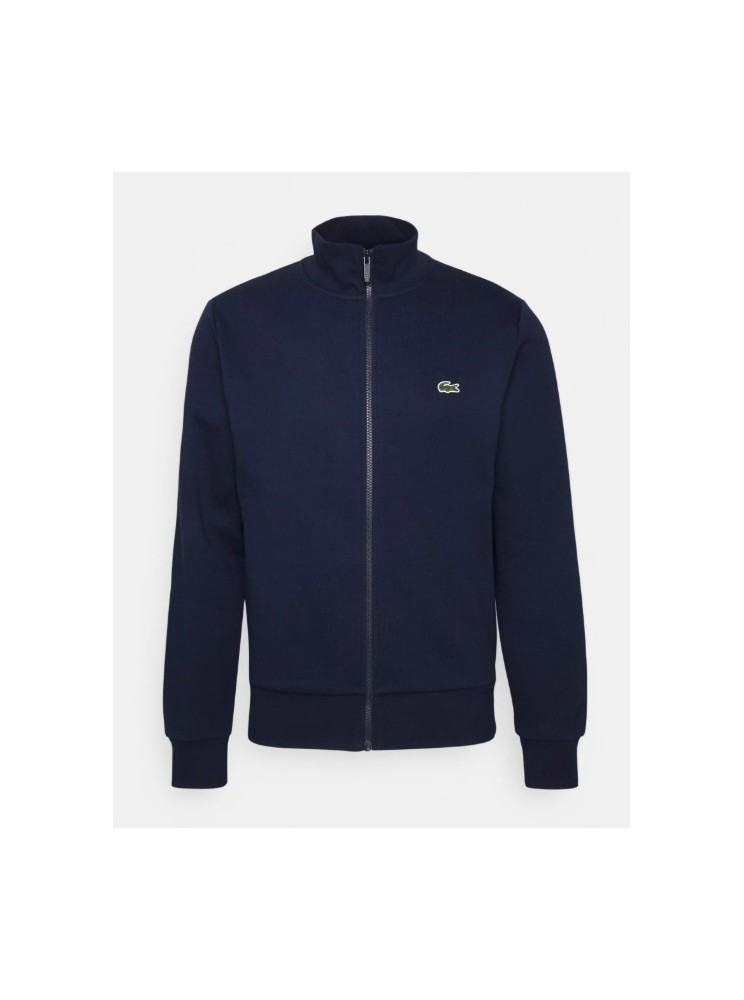 Felpa zip senza cappuccio lacoste