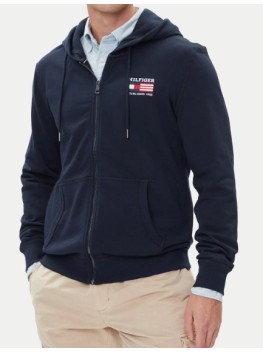 Felpa zip tommy hilfiger 