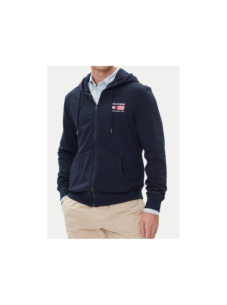 Felpa zip tommy hilfiger 