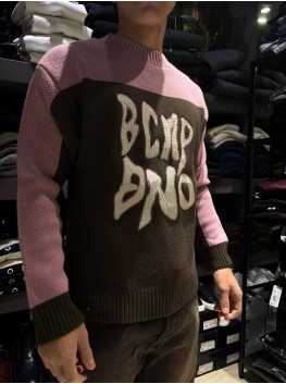 maglione misto lana con ricamo