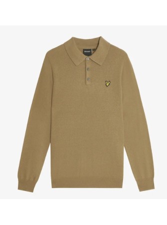 Polo lana e cotone lyle & scott