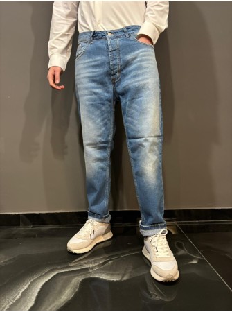 Jeans carrot sky wash