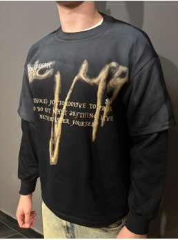 Washed double sleeves