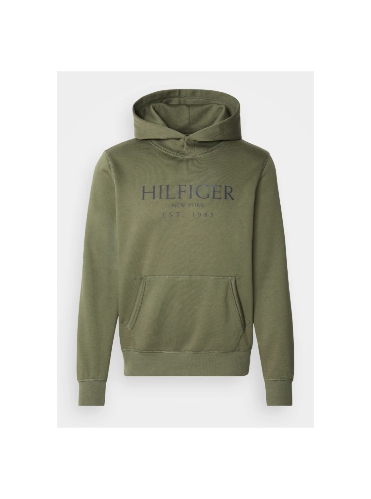Felpa con stampa hilfiger