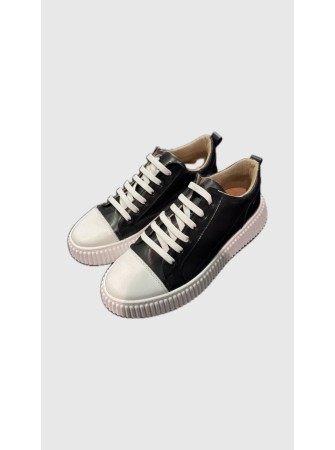 Sneakers fondo ricciato