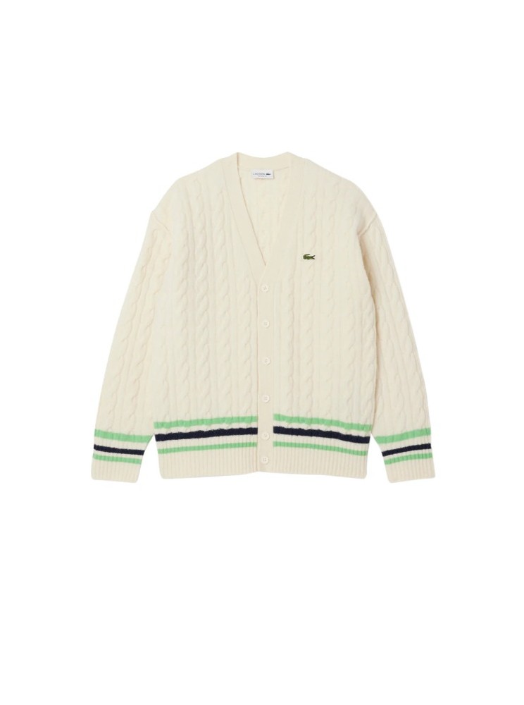 Cardigan LaCoste intrecciato