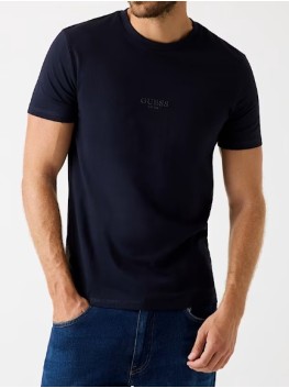 Maglia guess logo in rilievo