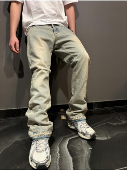 Jeans flare sand wash