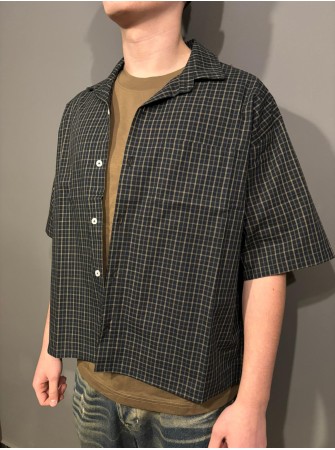 Camicia crop fantasia