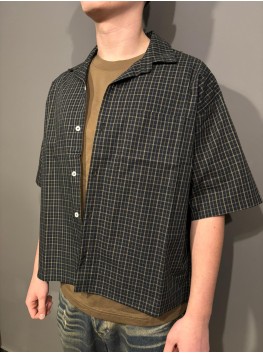 Camicia crop fantasia