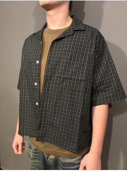 Camicia crop fantasia