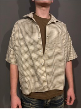 Camicia crop fantasia