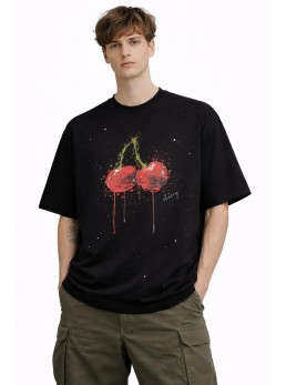 Maglia boxy cherry