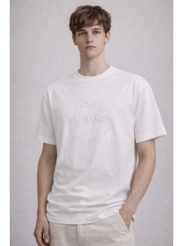Maglietta armani logo centrale