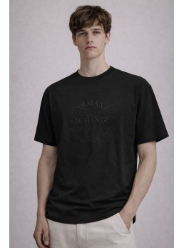 Maglietta armani logo centrale