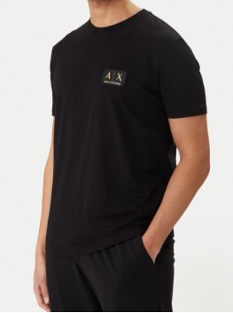 Maglietta armani logo placcato