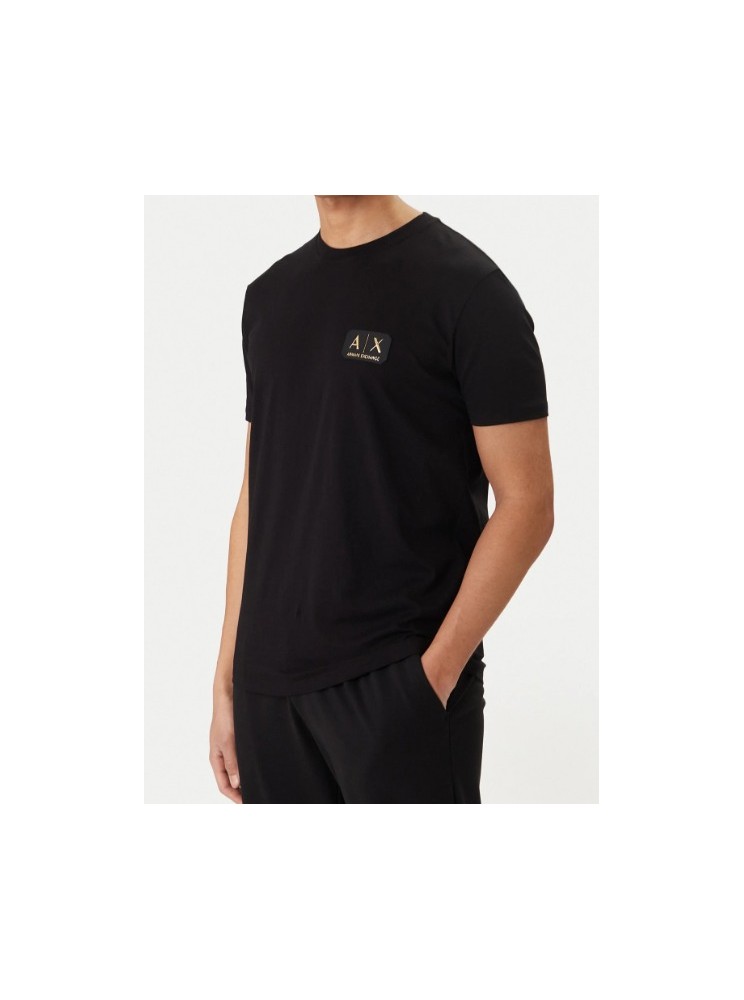 Maglietta armani logo placcato