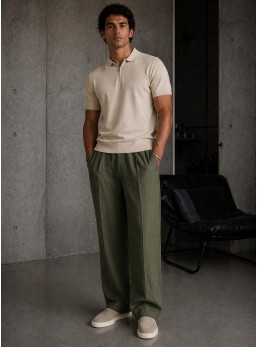 Polo di filo con zip