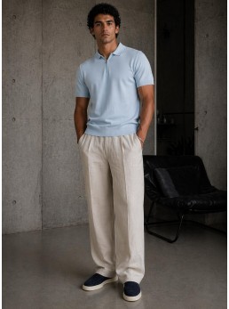 Polo di filo con zip