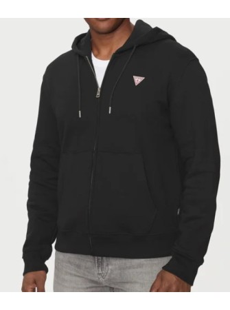felpa con zip guess