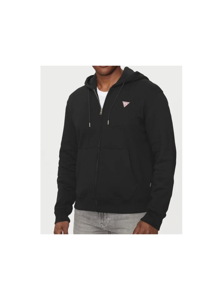 felpa con zip guess