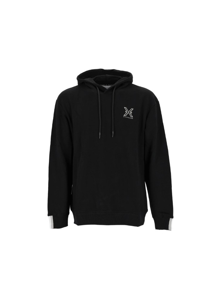 felpa richmond x con cappuccio ricamo