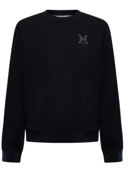 felpa richmond x senza cappuccio con ricamo