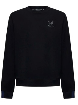 felpa richmond x senza cappuccio con ricamo