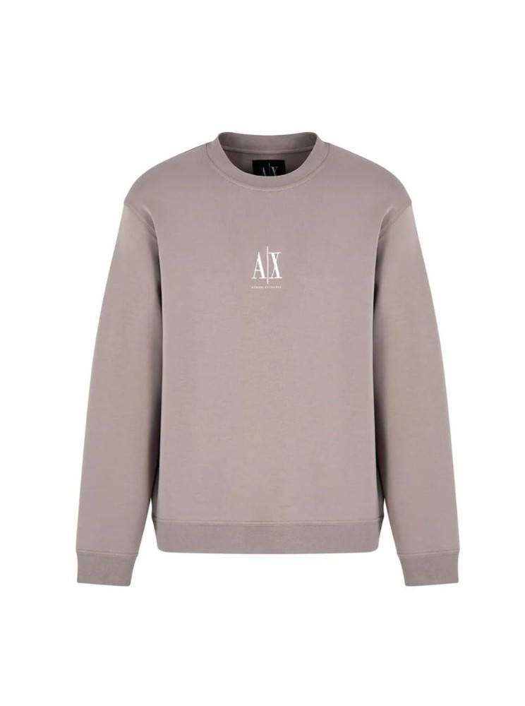 felpa con ricamo armani exchange