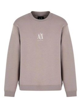 felpa con ricamo armani exchange
