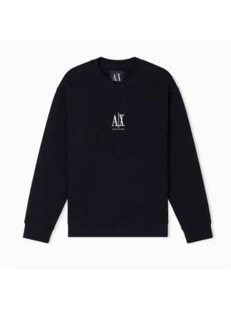 felpa con ricamo armani exchange