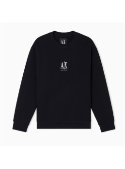 felpa con ricamo armani exchange