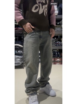Jeans flare sanded wash