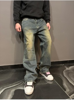 jeans baggy sabbiato