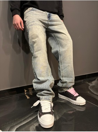 Jeans baggy clean wash