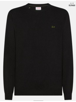 Maglia sun68 ricamo sul collo