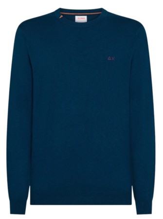 Maglia sun68 ricamo sul collo